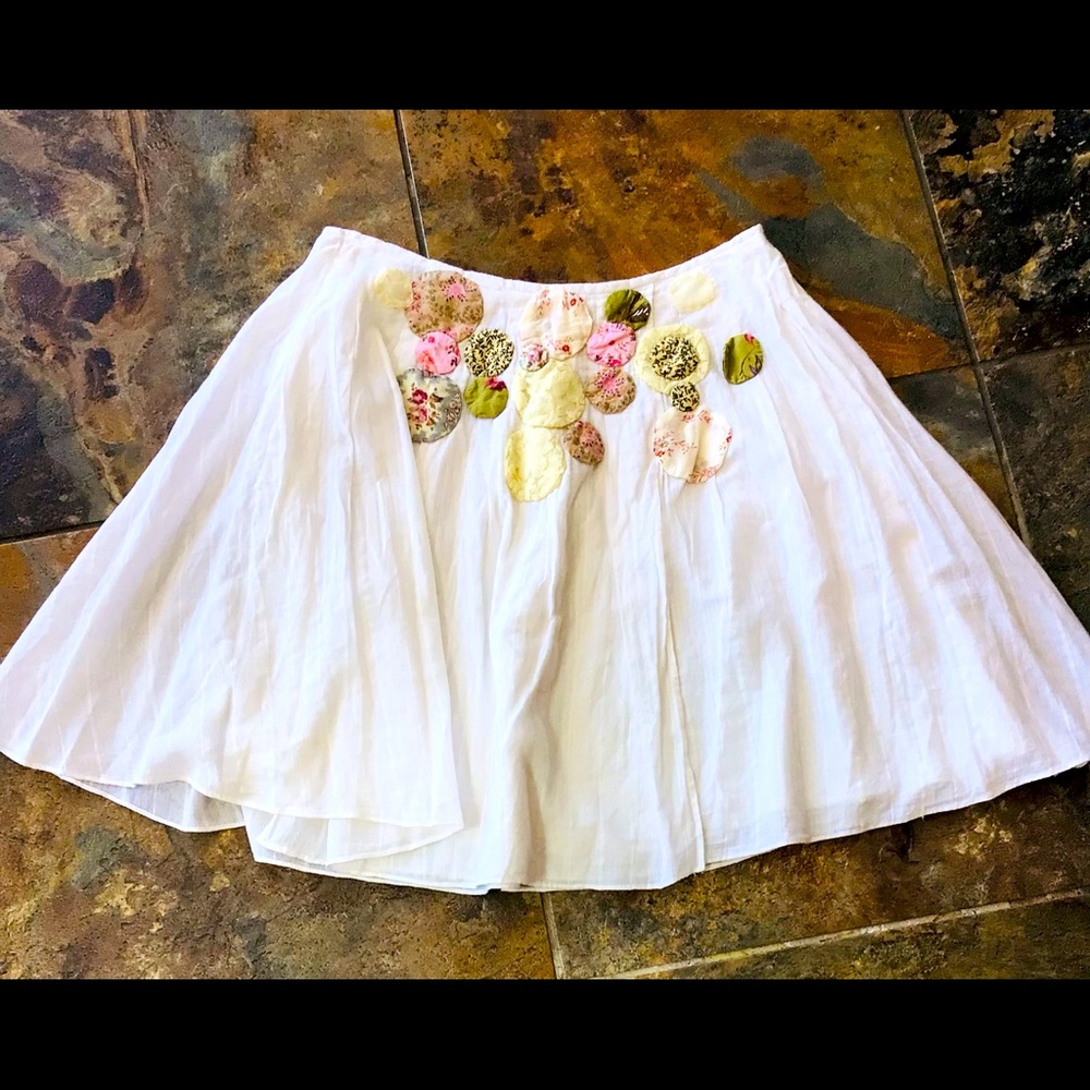 Vintage Free People Vintage boho skirt, patchwork decorations